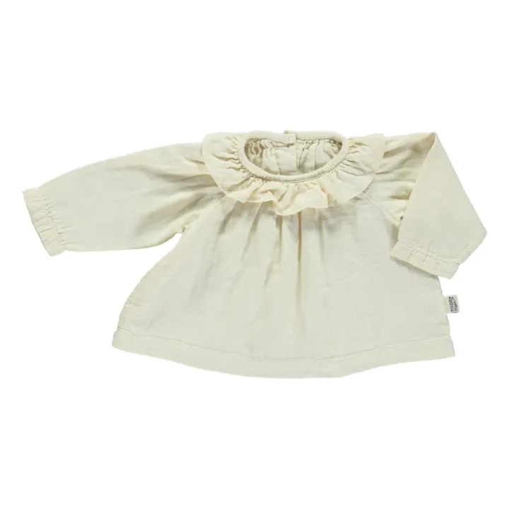 Poudre Organic Blouse Double Gaze Coton Charme | Crème