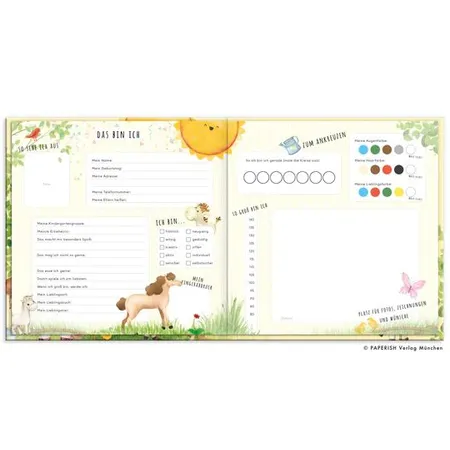 PAPERISH Kindergartenfreunde - Pferde: ein Album für meine ersten Freunde (Freundebuch)