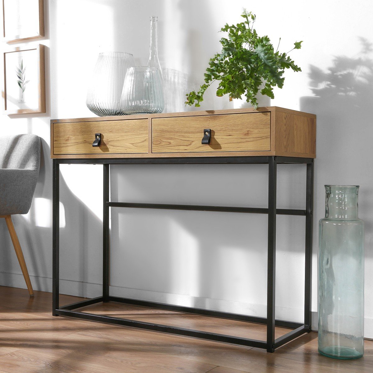 Calicosy - Consoletafel Jill - Eiken effect