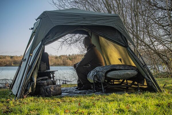 Bivvy Solar SP Quick-Up Shelter Green Mk II   Tapis de sol