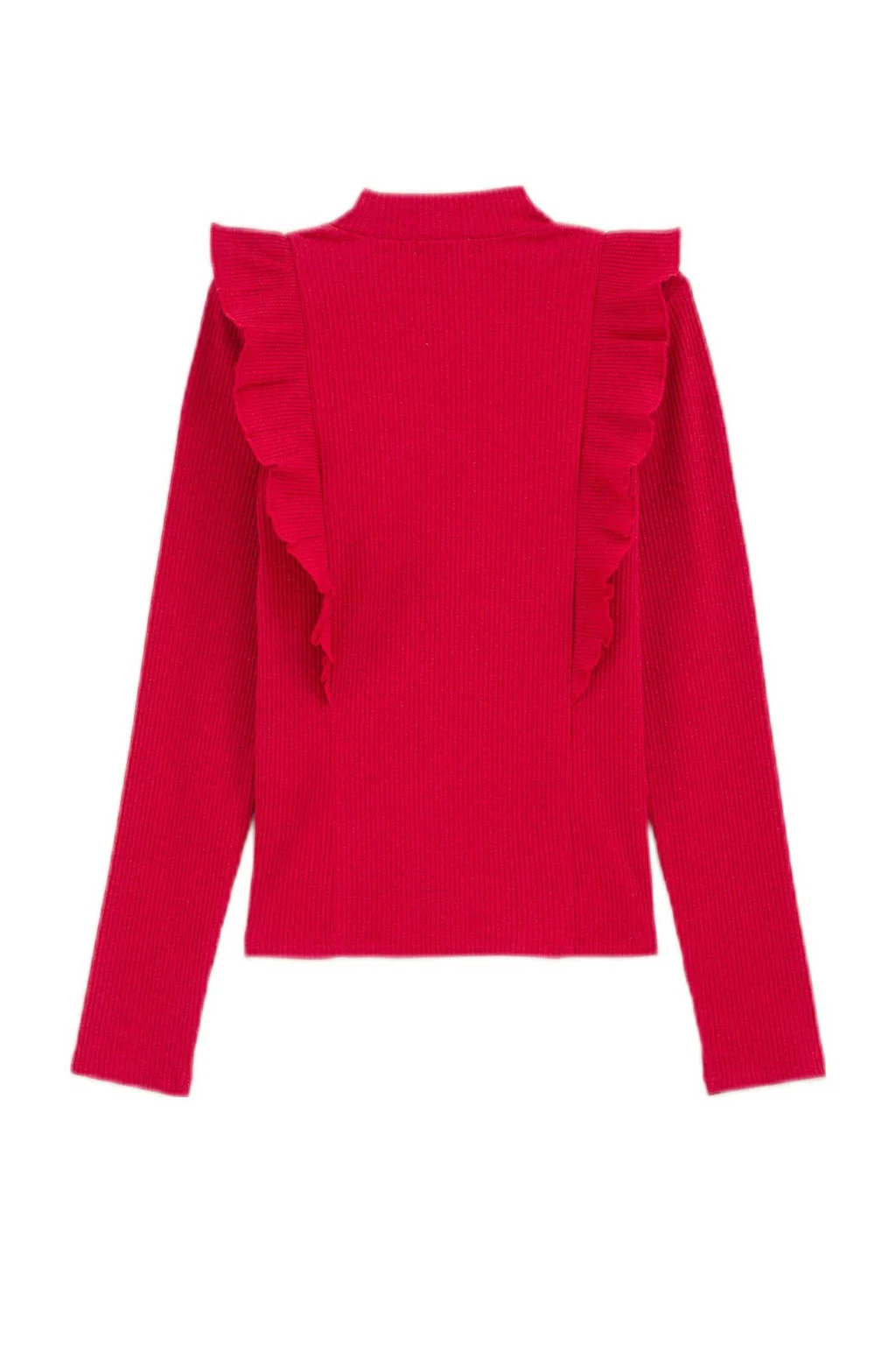 WE Fashion gebreide trui rood