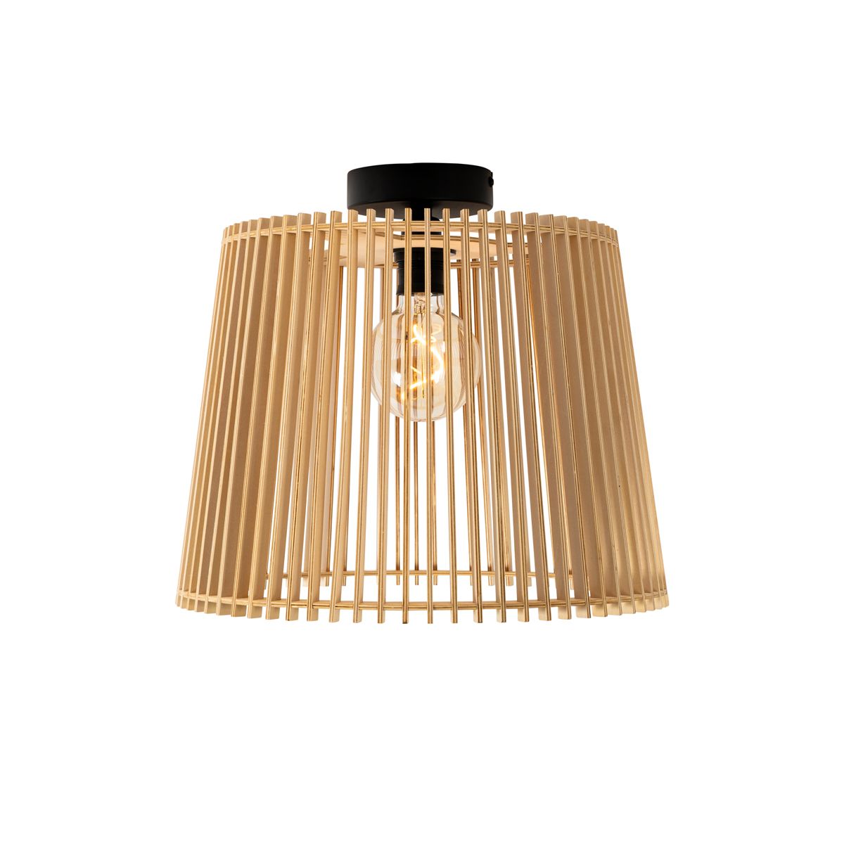 Landelijke buiten plafondlamp hout IP44 - Jayla