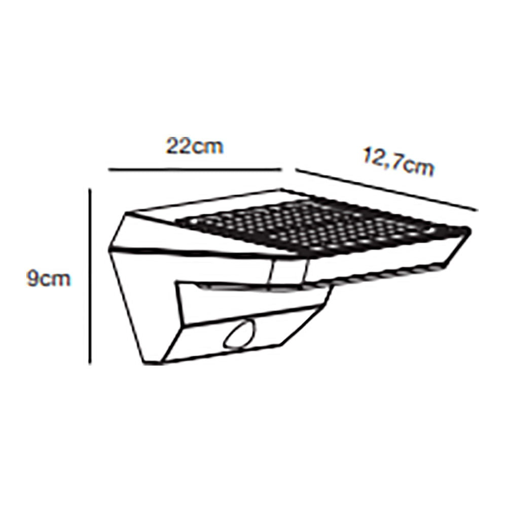 Nordlux Agena Solar Wandlamp met Sensor