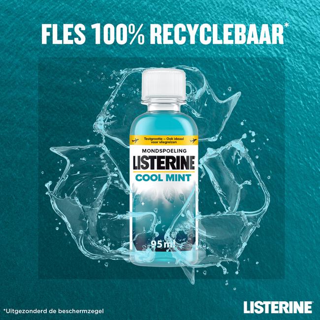 Listerine® Cool Mint Mondspoeling Mini 95 ML