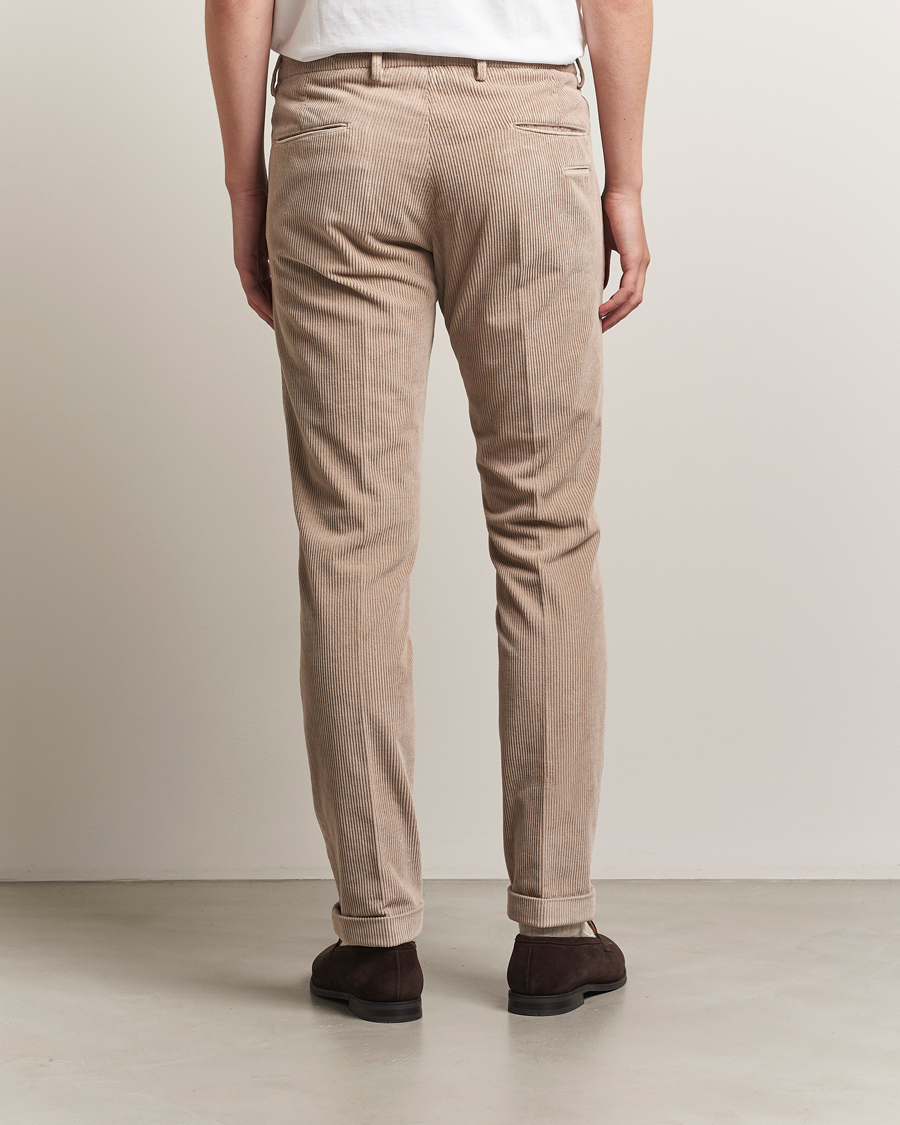 Briglia 1949 Slim Fit Corduroy Trousers Beige