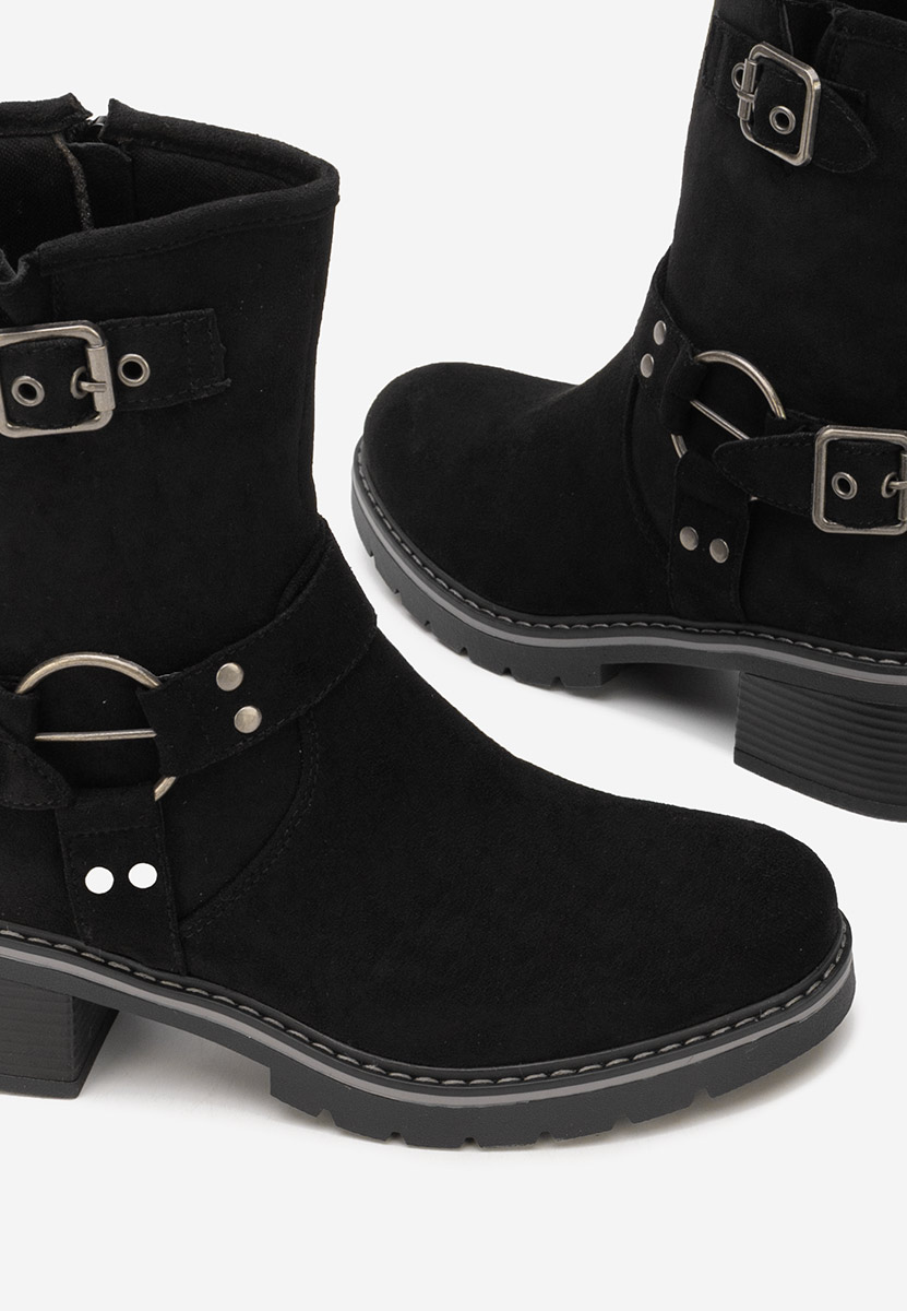 Bottines à talon noires Gleira
