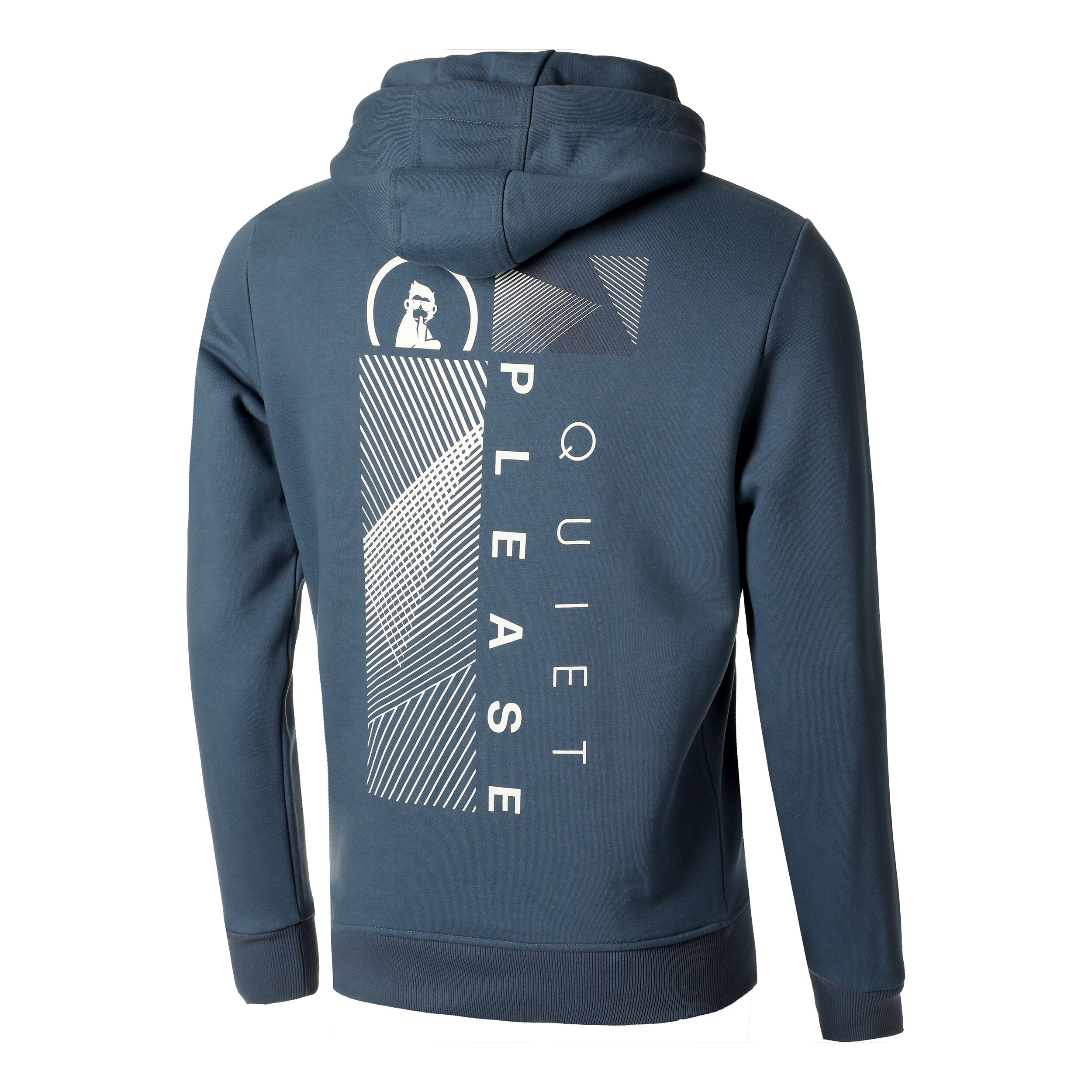 Quiet Please Tile Sweat À Capuche Hommes - Bleu