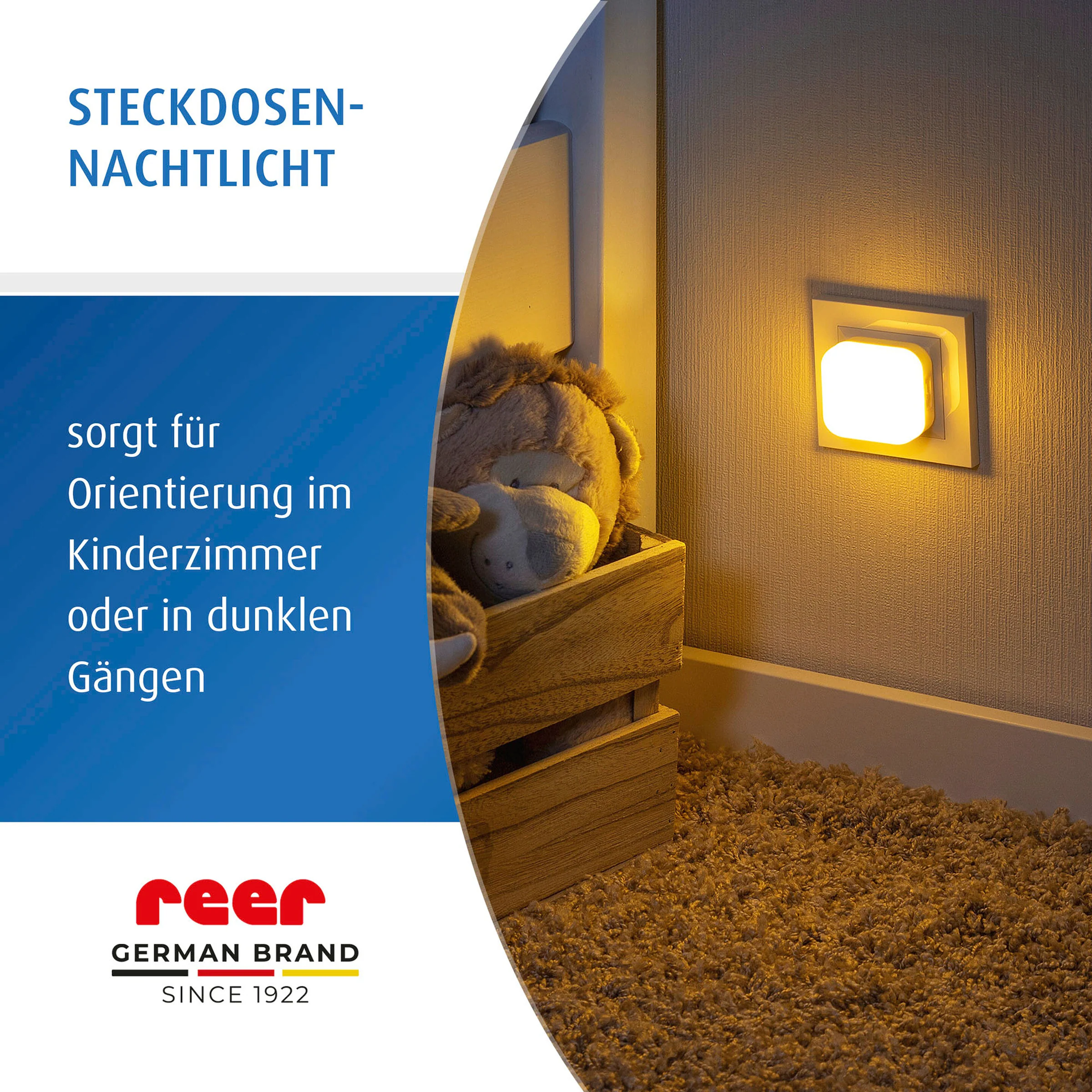 reer LED-Nachtlicht 2in1 SleepLight Creme