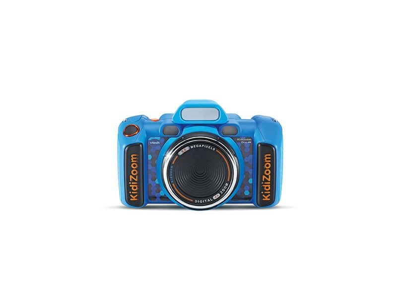 Vtech Kinderkamera Kidizoom Duo FX -FR- Blau Multifunktionale Digitalkamera mit integriertem Blitz