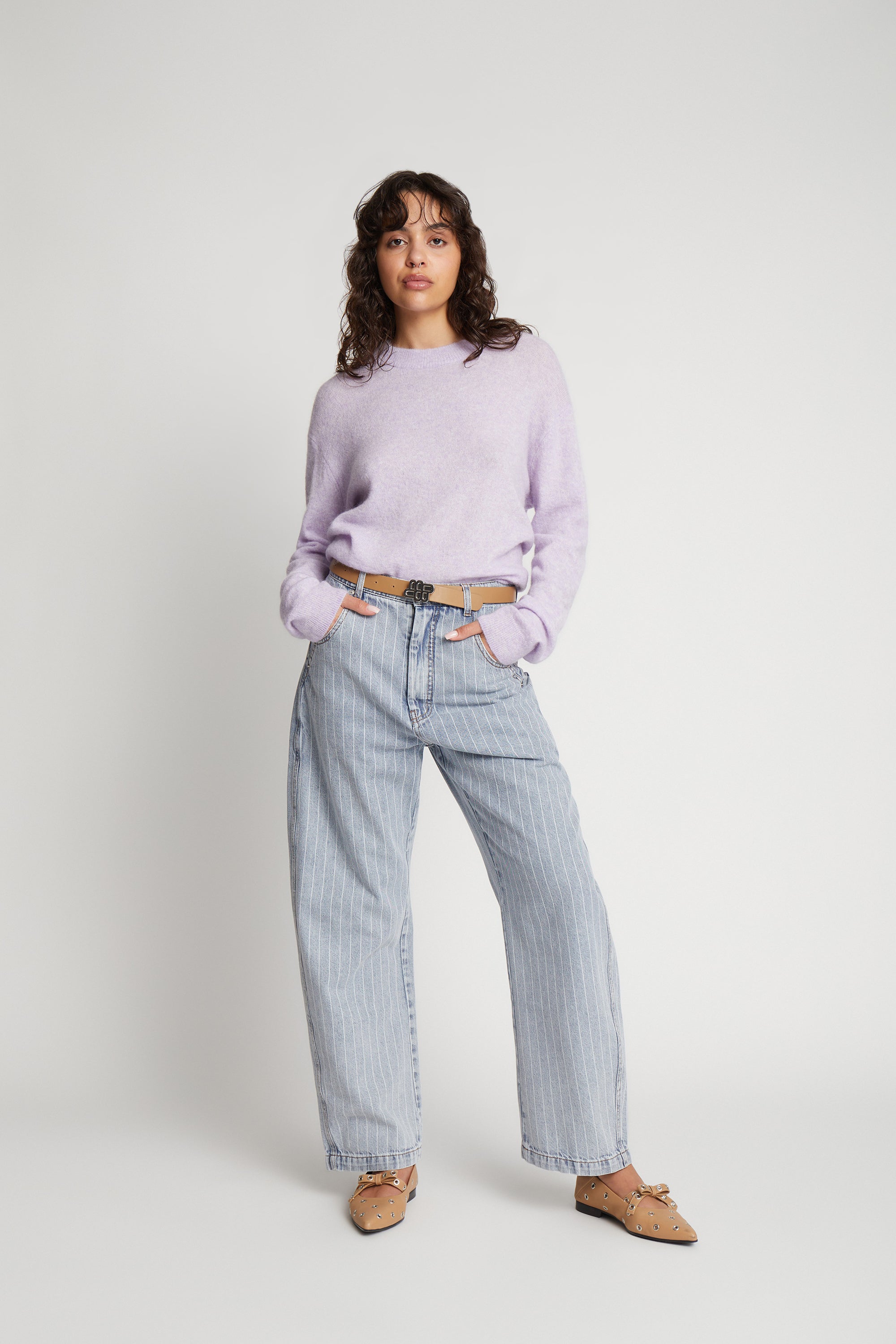 MUNTHE  Shimo jeans - Light Blue