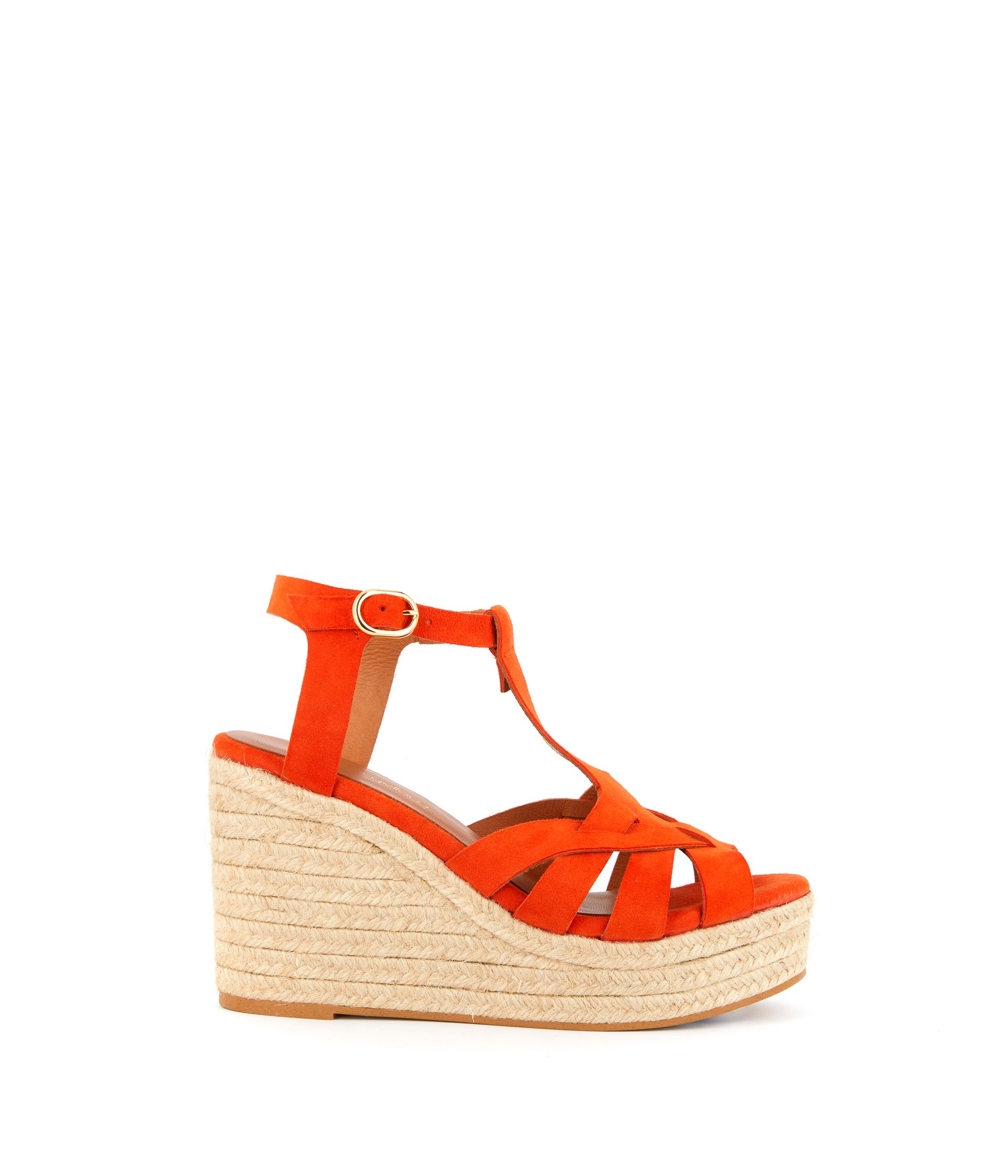 Sandales orange Kelia