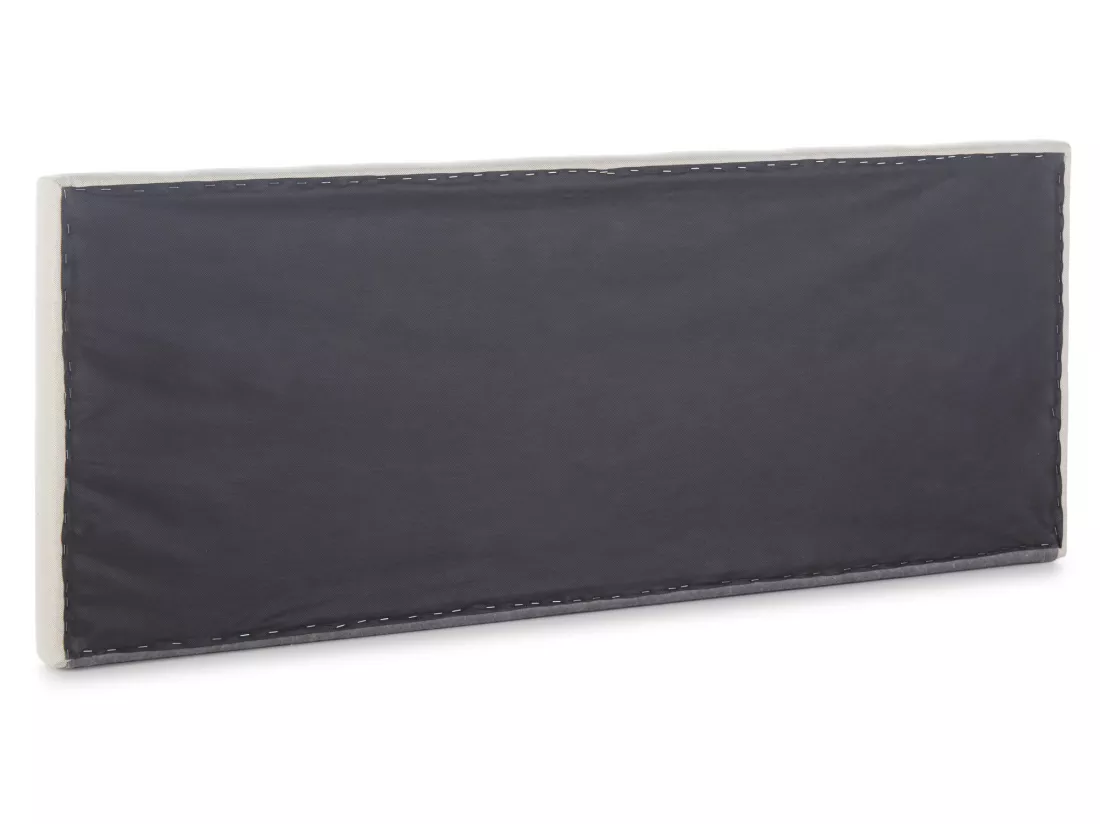 Tête de lit tapissée Tagomago 140x60 cm de Lin Naturel, 8 cm d'épaisseur