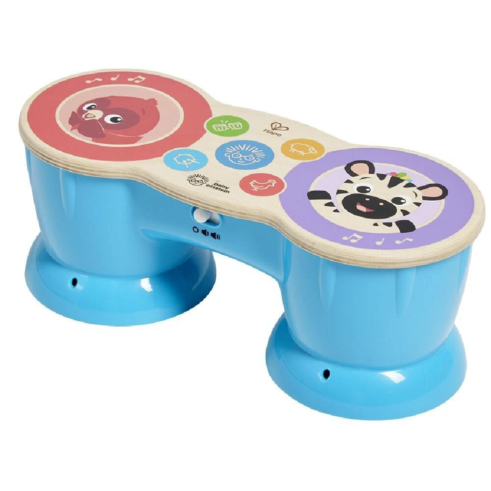 Tambour éveil bébé bleu