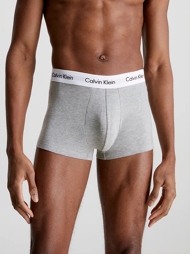 Pacote com 3 Cuecas Boxer de Cintura Baixa - Algodão Elástico