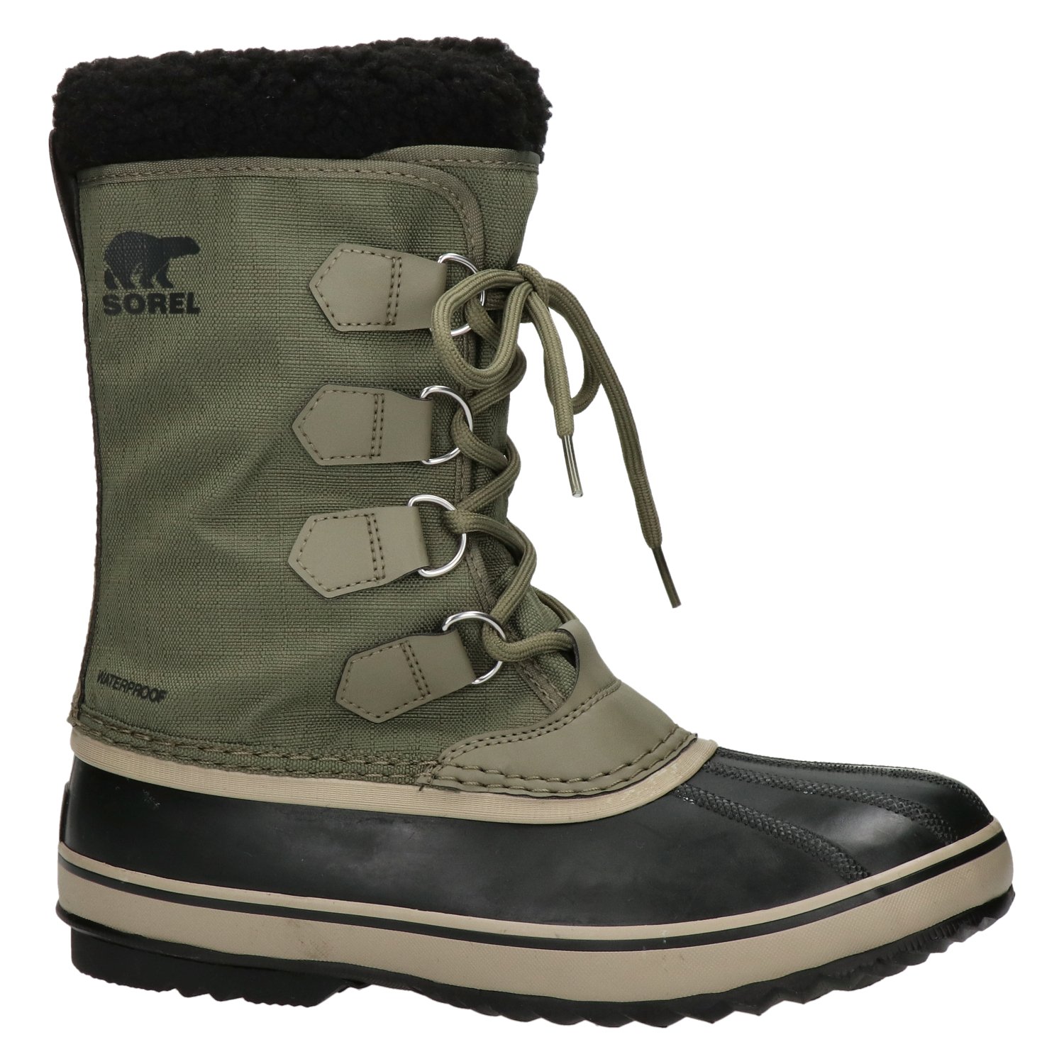 Pac Nylon heren snowboot Sorel Groen