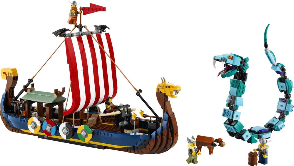 LEGO®CREATOR 31132 - LE BATEAU VIKING ET LE SERPENT DE MIDGARD