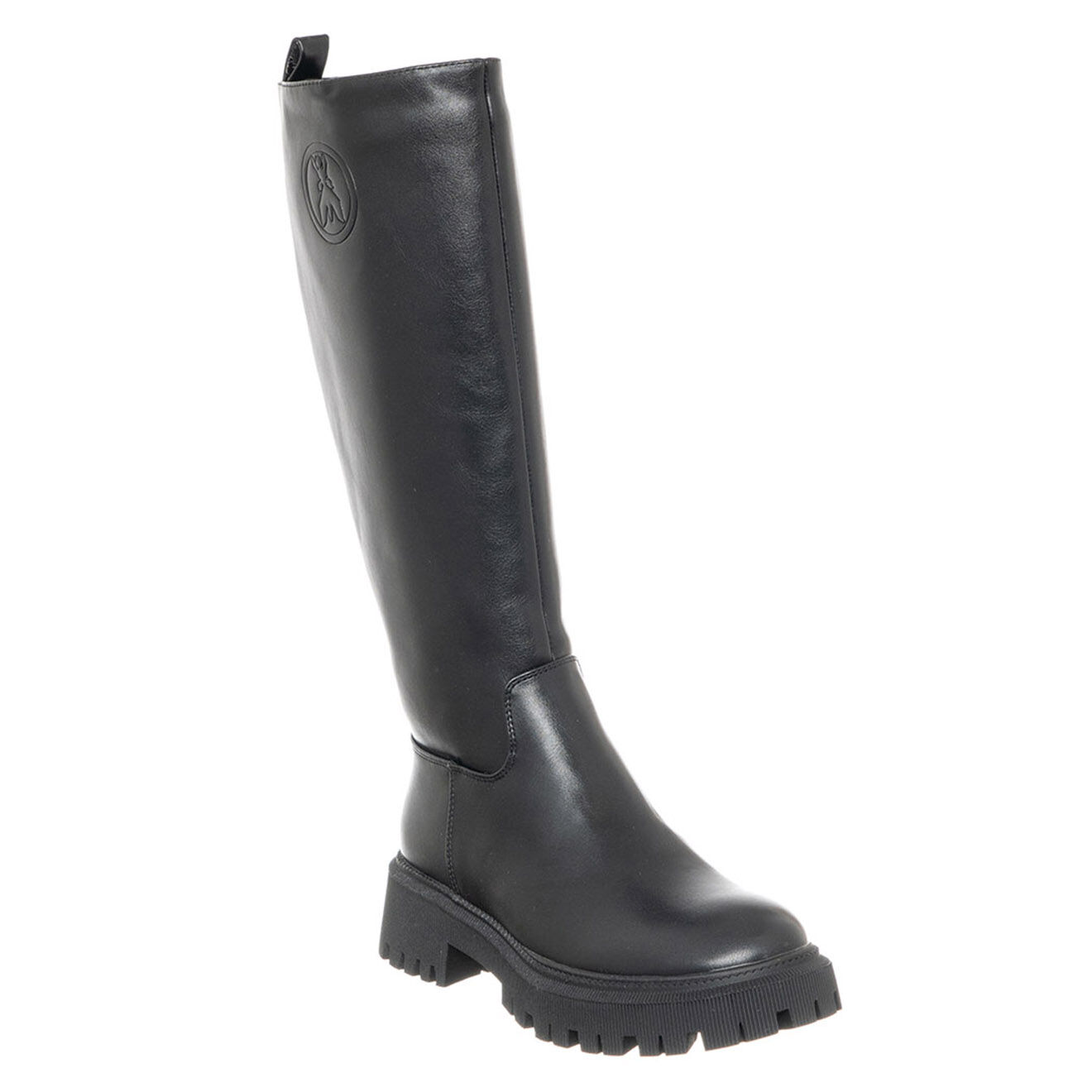 Patrizia Pepe Bottes en Cuir Alice noires - Talon 5 cm