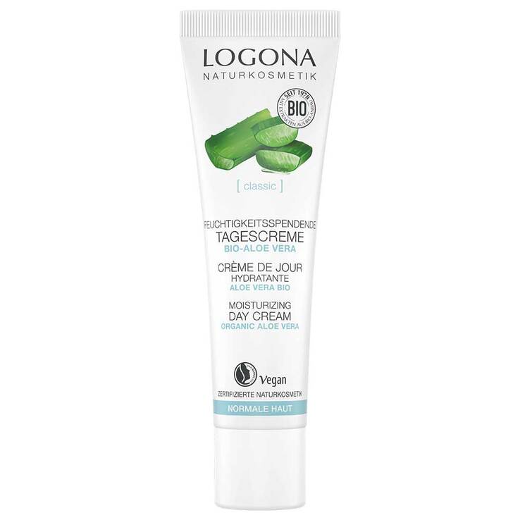 Logona Classic feuchtigkeitsspendende Tagescreme Bio-Aloe Vera, 30 ml