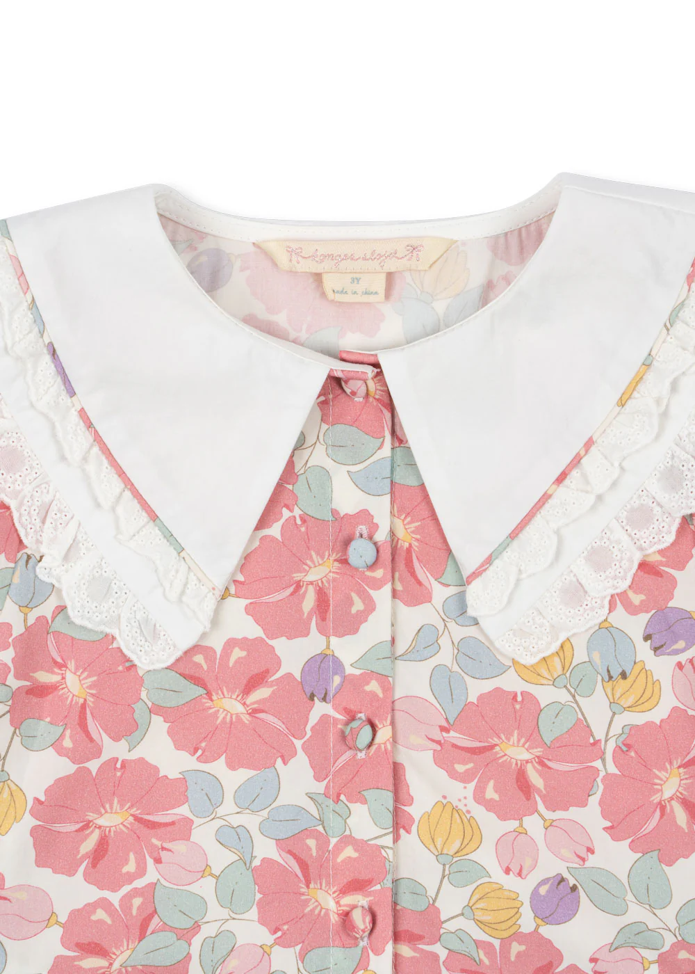 Coeur kjole - fleur anglaise - 2Y