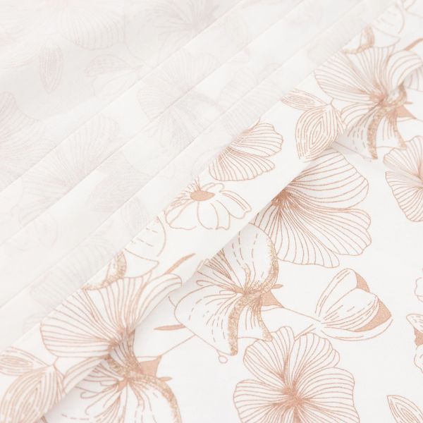 Witlof For Kids Tuck-Inn Flower Powder Laken 40 x 80 cm