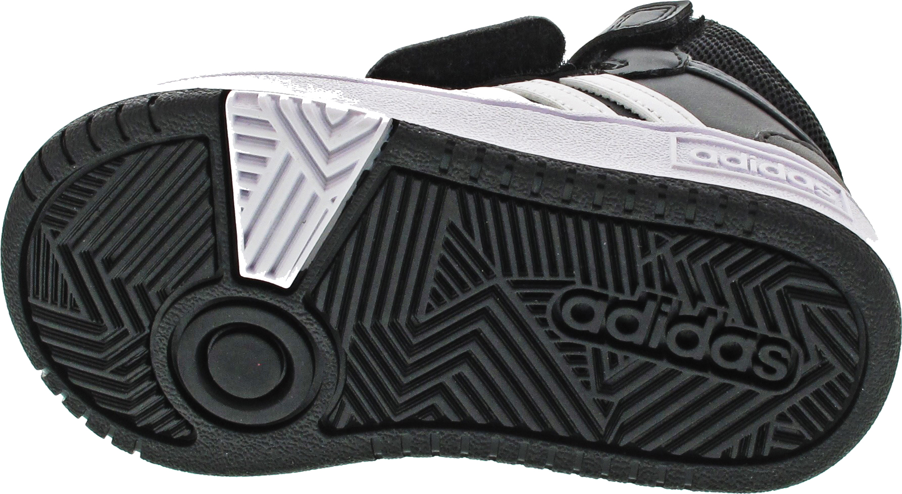adidas Hoops Mid 3.0 AC I Lauflernschuh Klett schwarz