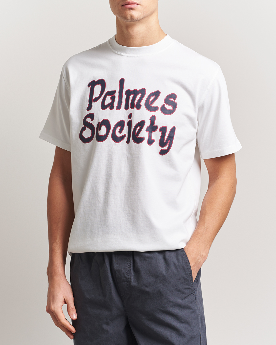 Palmes Society T-Shirt White