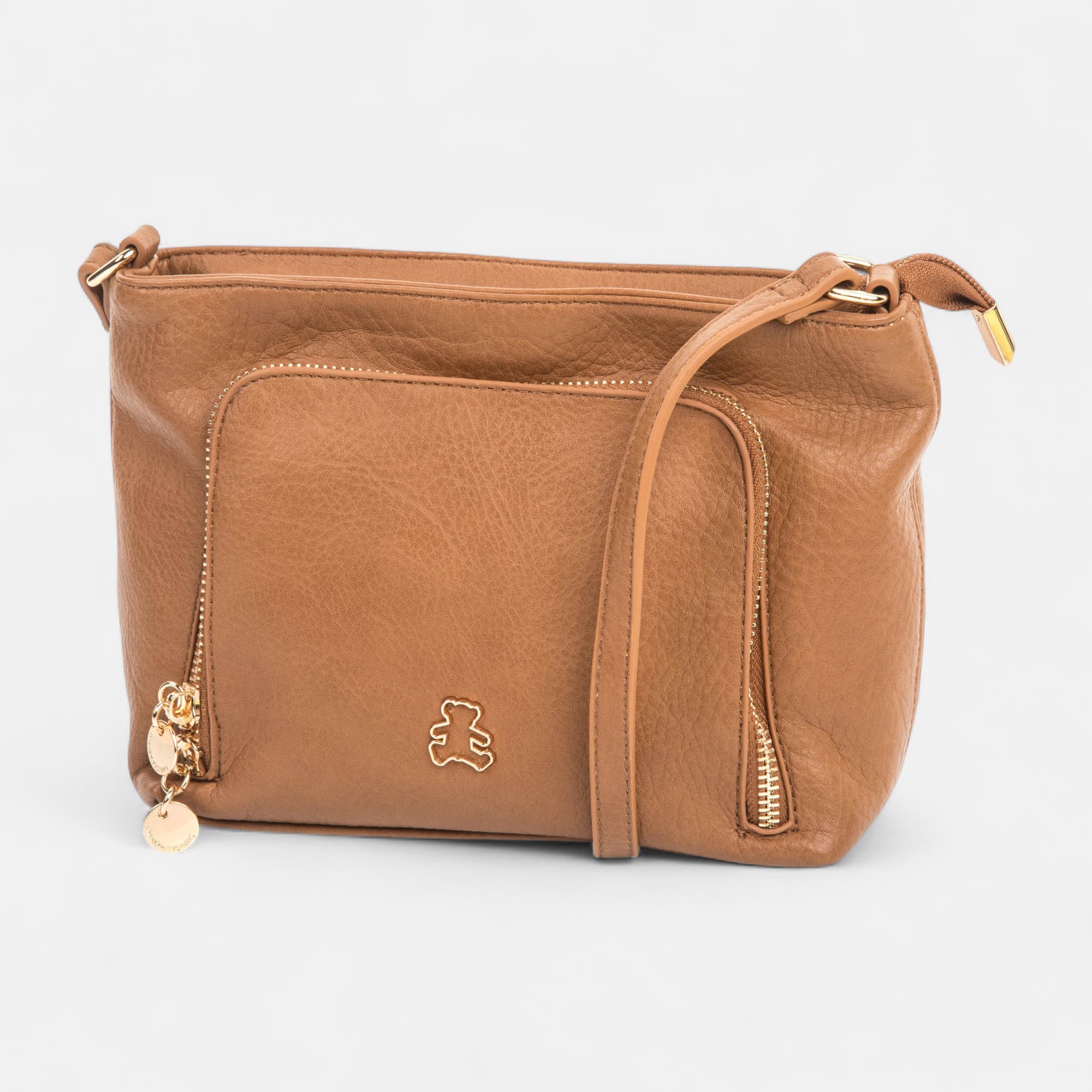 Sac bandoulière cognac