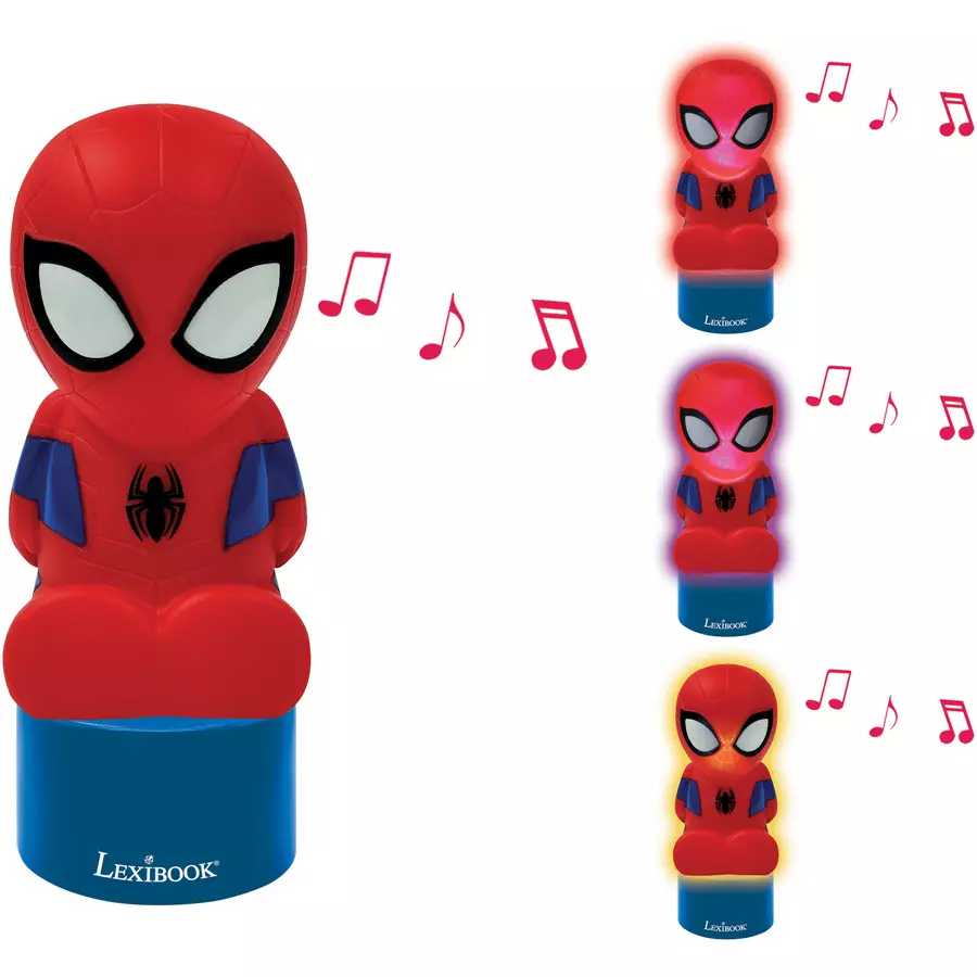 LEXIBOOK Spider-Man 3D Nachtlichtfigur mit integriertem Lautsprecher