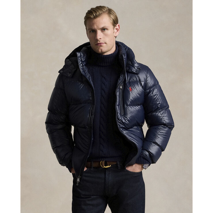 Polo Ralph Lauren RECYCLED NYLON-EL CAP JACKET Collection navy glossy