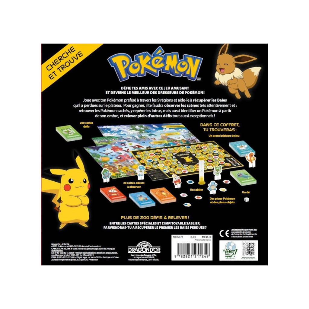 Pokémon - Le Grand Jeu du Cherche et Trouve :  Voyage à Travers les 9 Régions