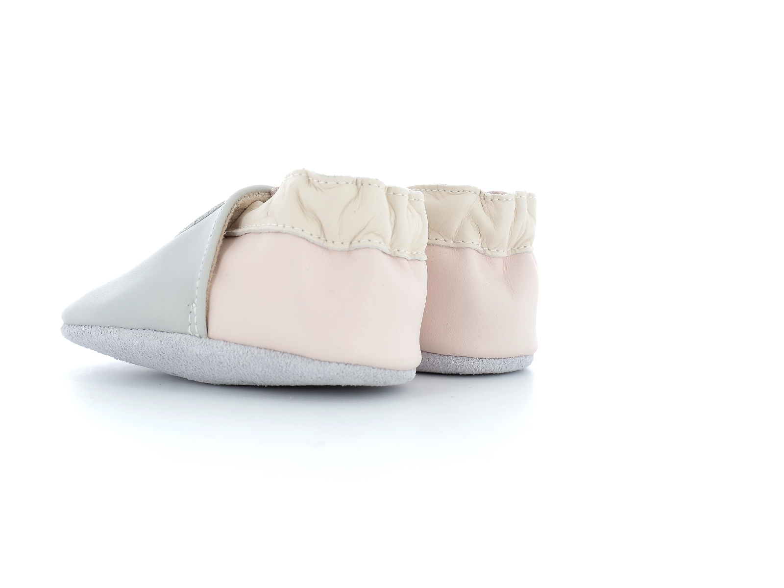 Robeez-DREAM TACKER Cuir Beige Rose