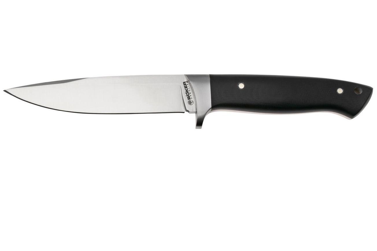 Böker Arbolito Newenche 02BA353G10 Black G10, vaststaand mes