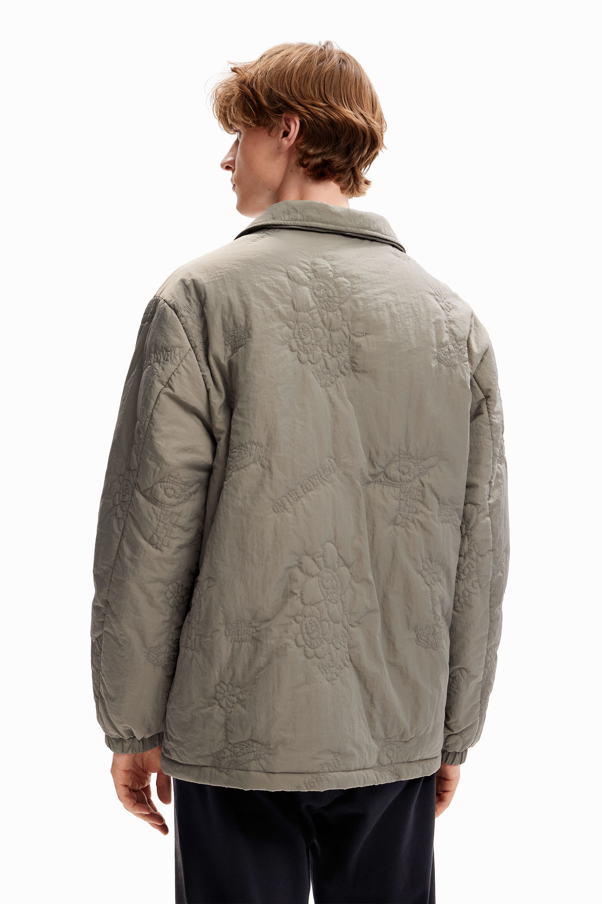 Veste matelassée broderies