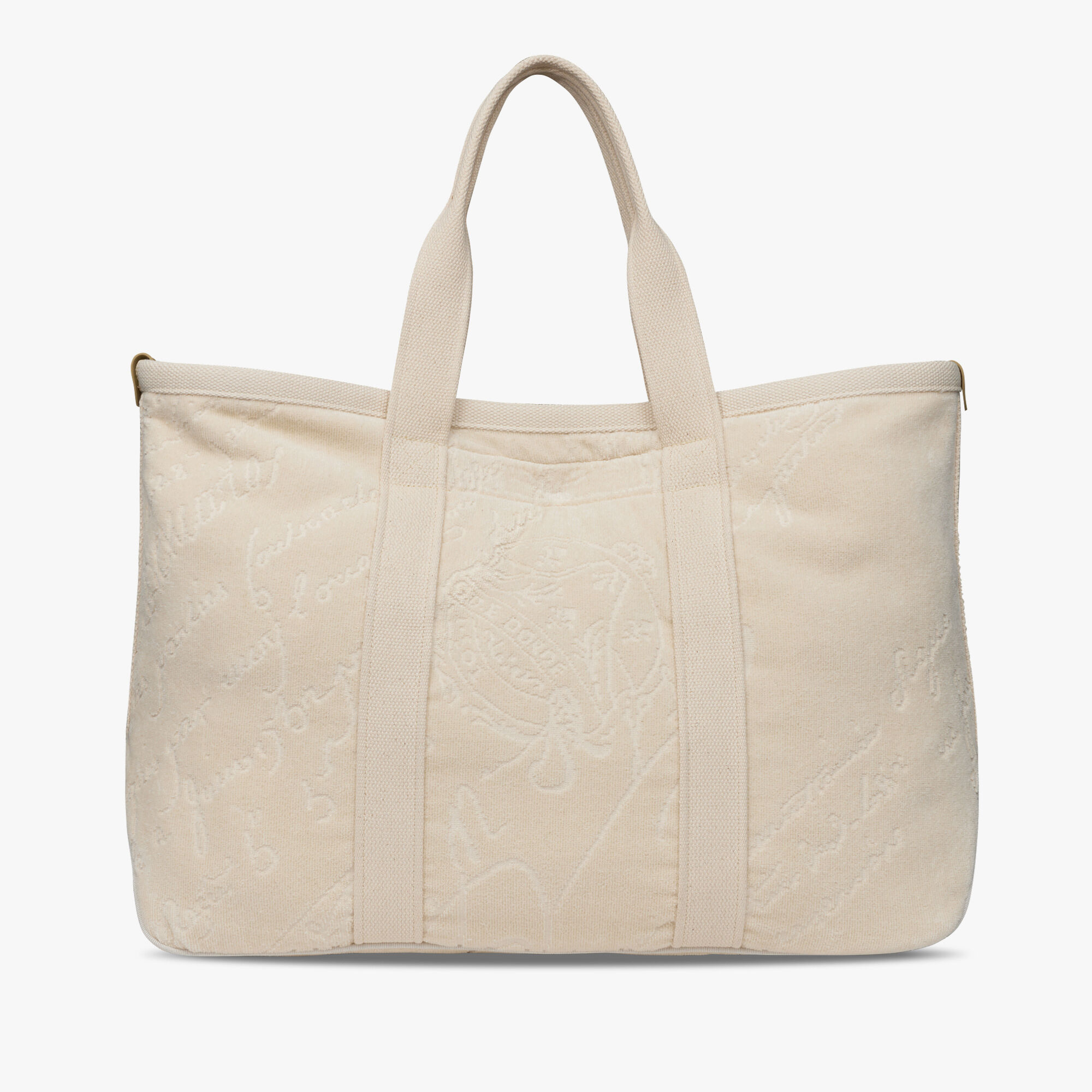 Cabas Oversize En Tissu Éponge Scritto
