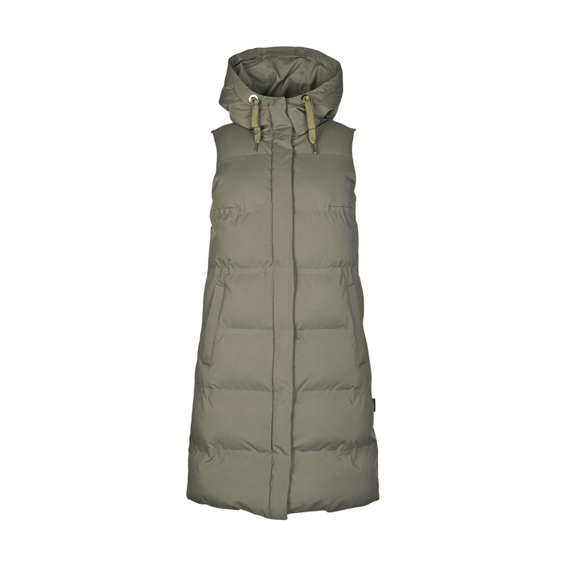 Frauen Thermo Gilet lang Petra tea leaf