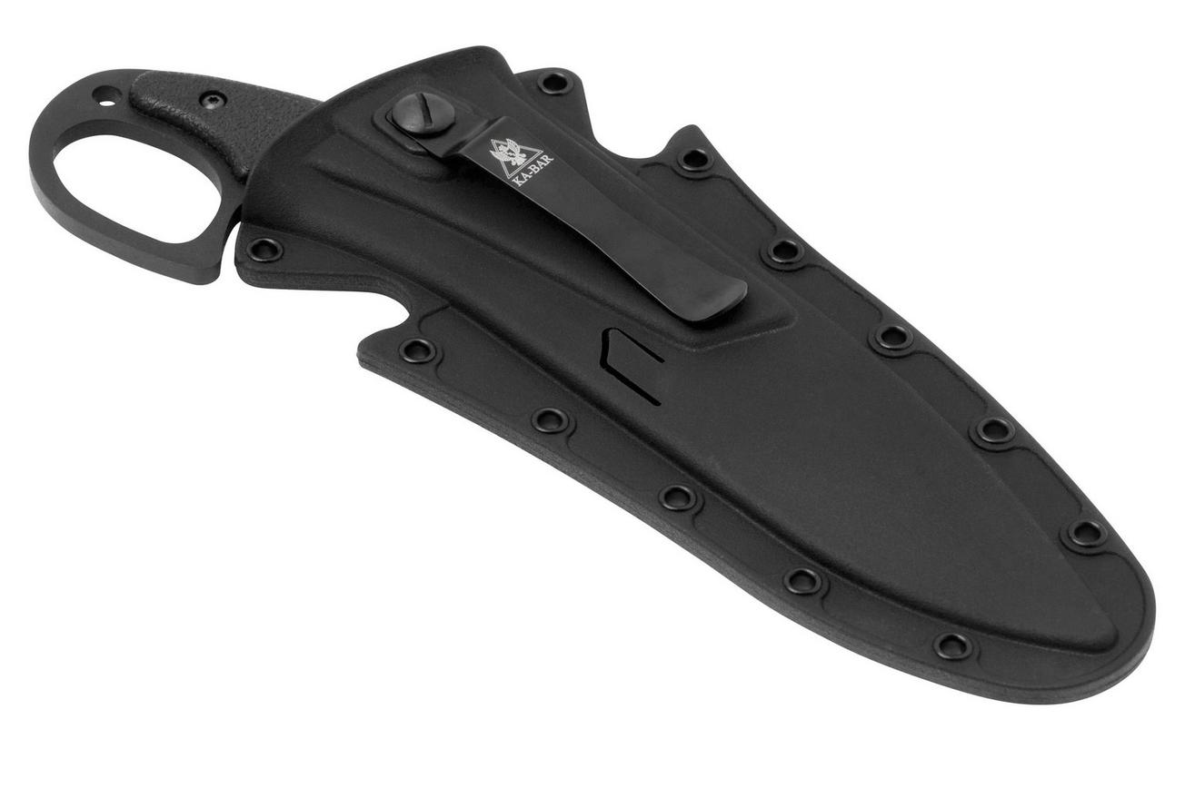 KA-BAR TDI Pocket Strike 2491 Black, vaststaand mes