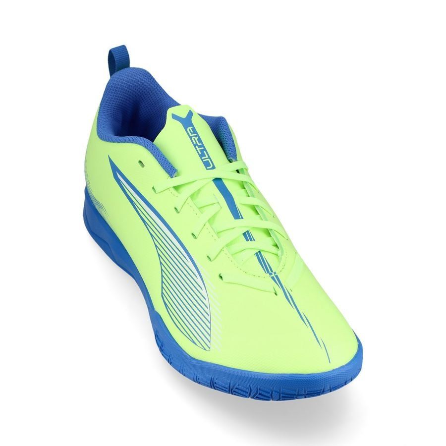 PUMA Ultra 5 Play IT Lights Out - Fizzy Apple/Blanc/Bleu Enfant