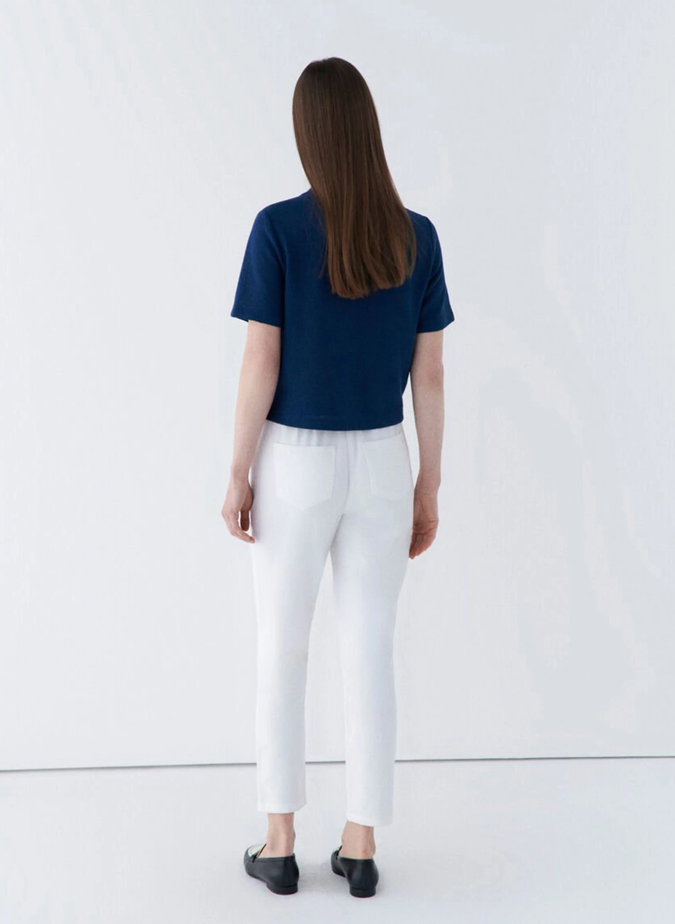 TVACANCES - Tee-shirt col V droit| Bleu