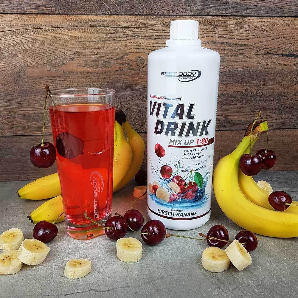 Best Body Nutrition Low Carb Vital Drink, Kirsche-Banane