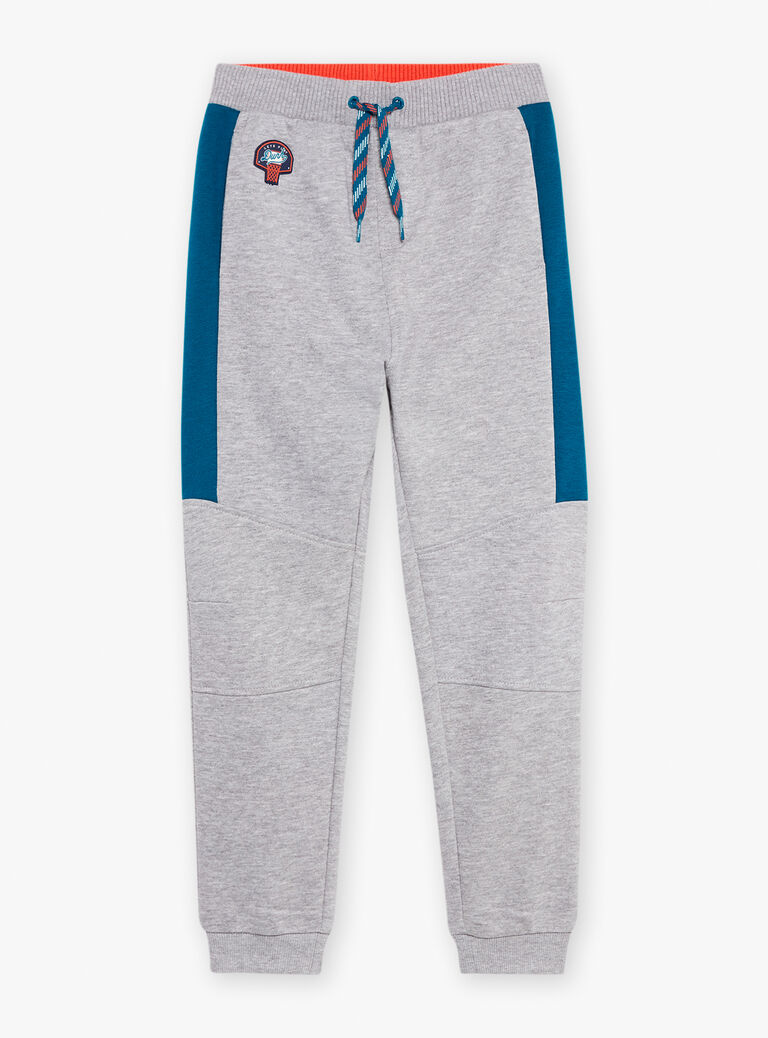 Jogging gris et bleu marine