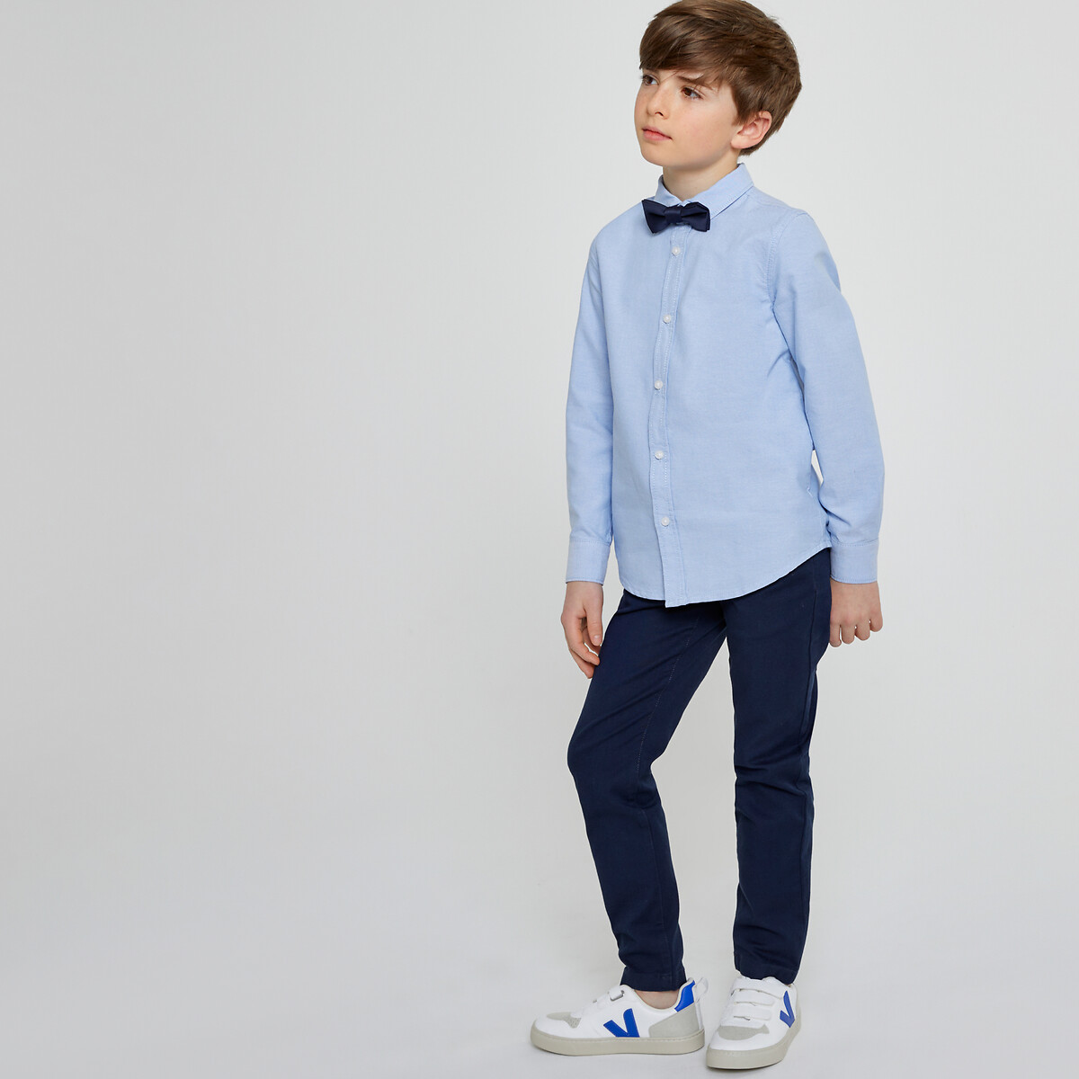 COLEÇÕES LA REDOUTE<br>Camisa com gravata borboleta removível