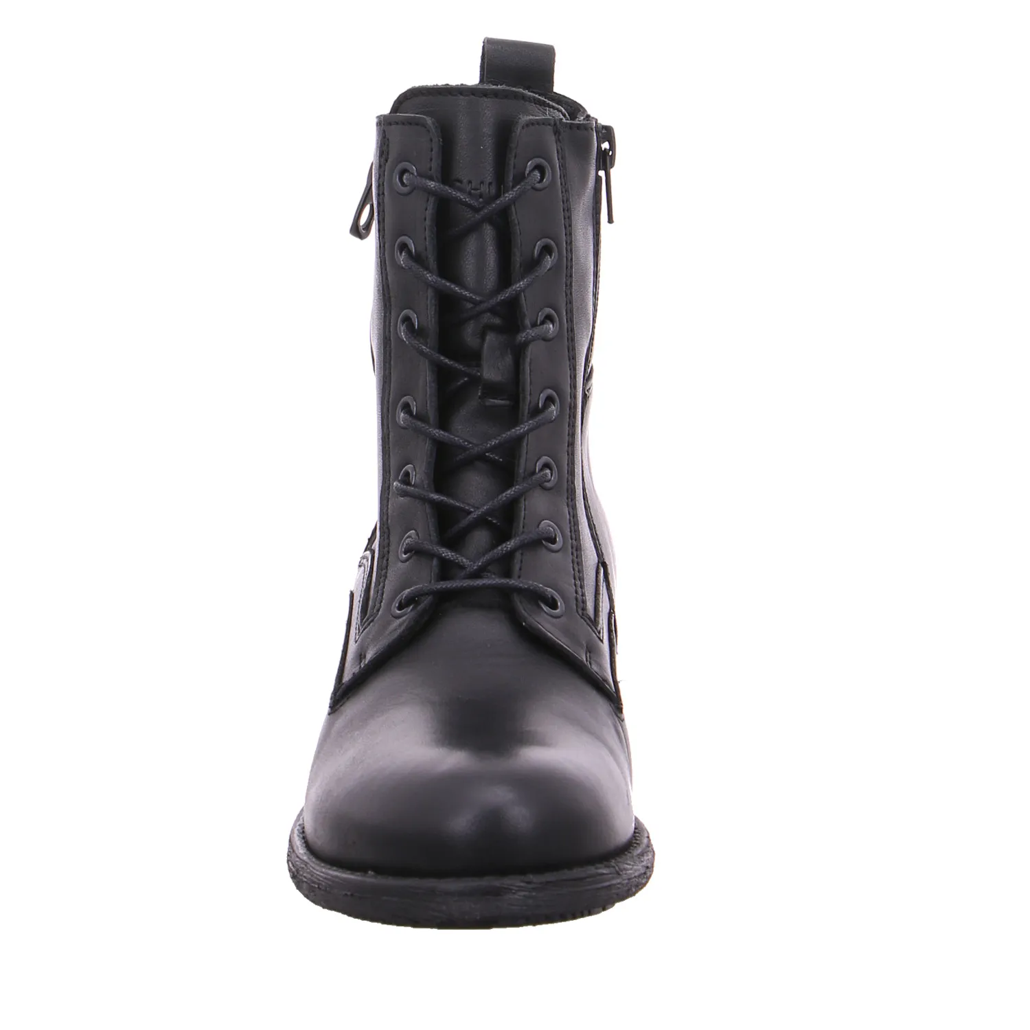 SCHUHENGEL Boot Schwarz Leder