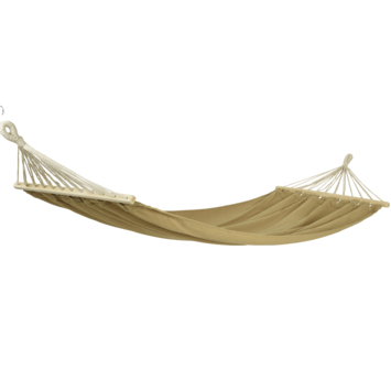 Hangmat polyester katoen outdoor 3 kleuren