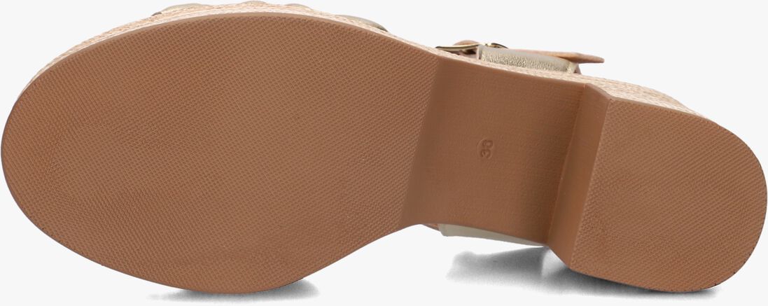 goudkleurig notre-v sandalen met hak as-2000