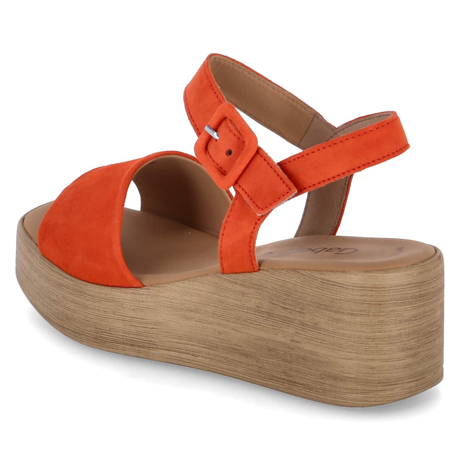 Gabor Keilsandaletten  - pumpkin (holz)