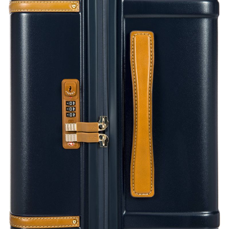 Valise rigide Bellagio 70.5 cm Bleu/Tabac