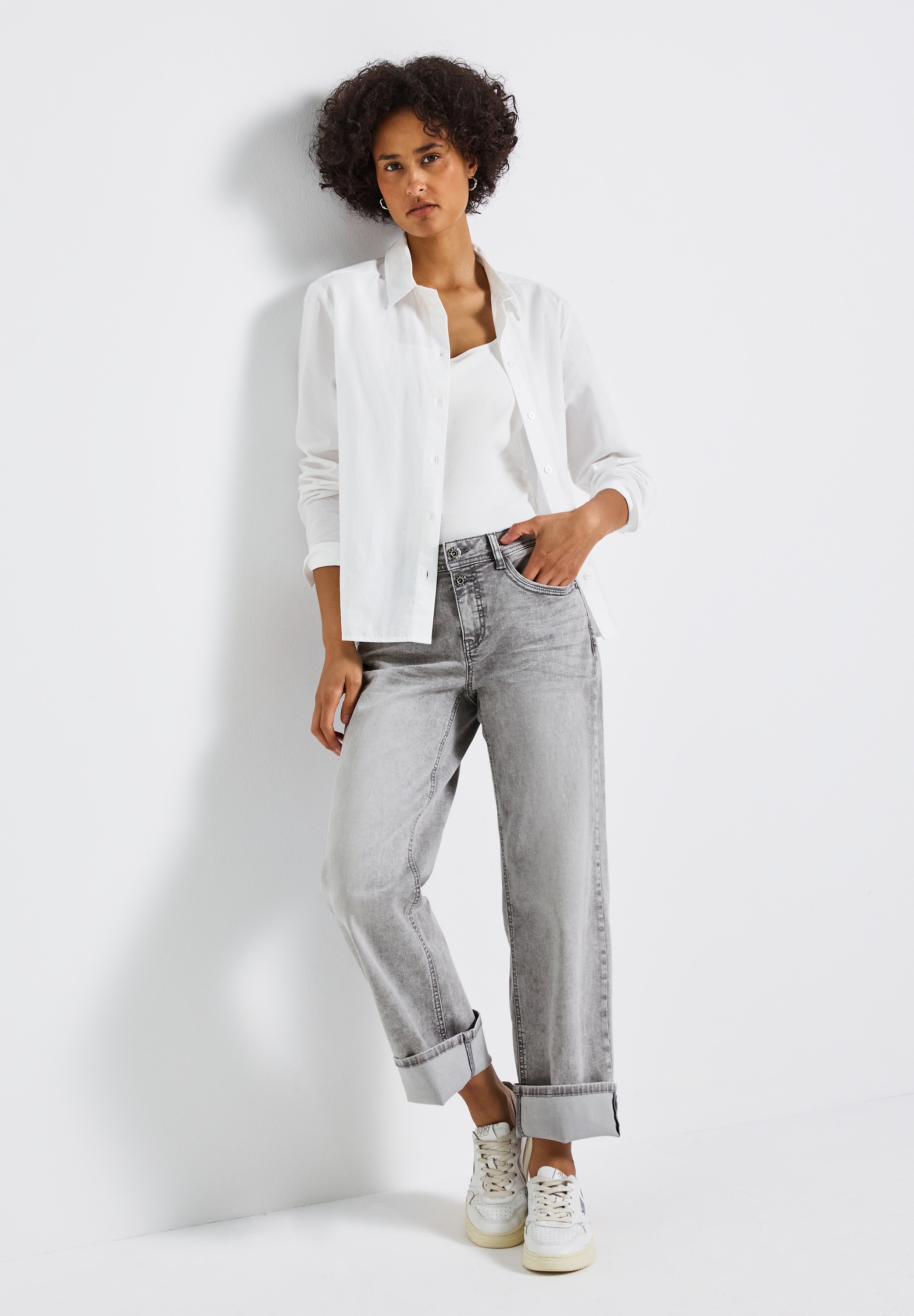 STREET ONE Straight-Jeans im Five-Pocket Style