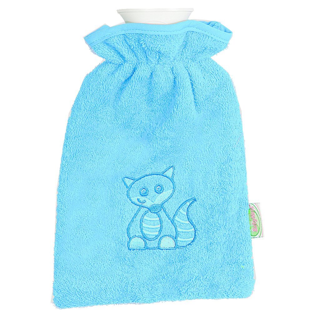 Odenwälder BabyNest Odenwälder 30020-220 Baby- Wärmeflasche mit Frotteebezug türkis