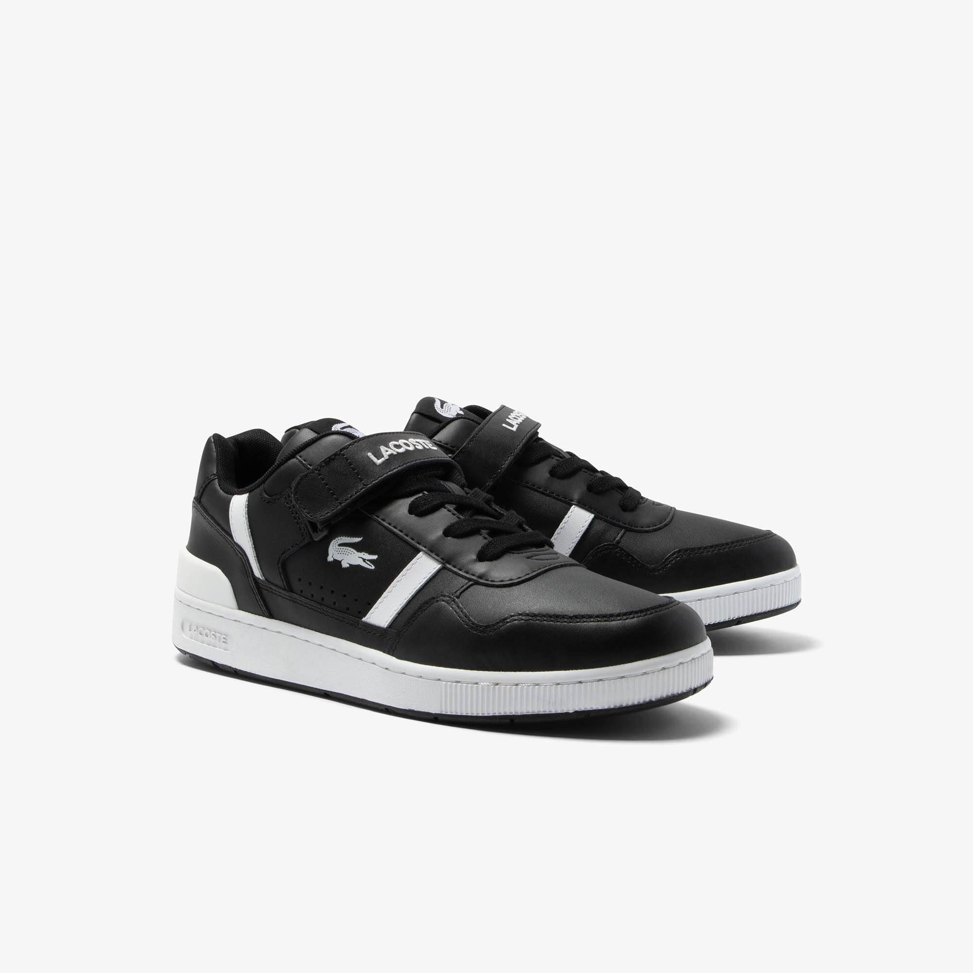 Sneakers T-Clip Velcro homme en cuir Sneakers - Noir - Lacoste - Homme