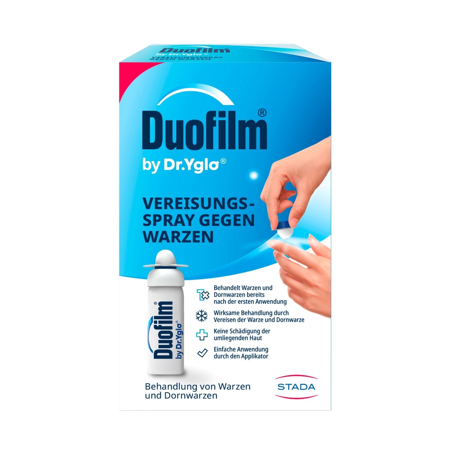 Duofilm® Vereisungsspray by Dr Yglo gegen Warzen - Behandelt Warzen und Dornwarzen in nur einer Anwendung